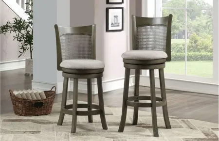 Rusaw Counter Stool in Gray by Avalon Furniture