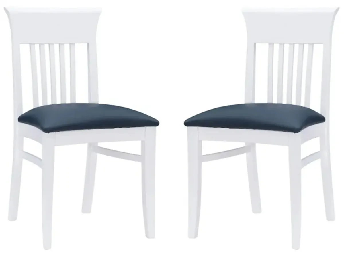 Jenny Dining Chair -Set of 2 in Blue by Linon Home Decor