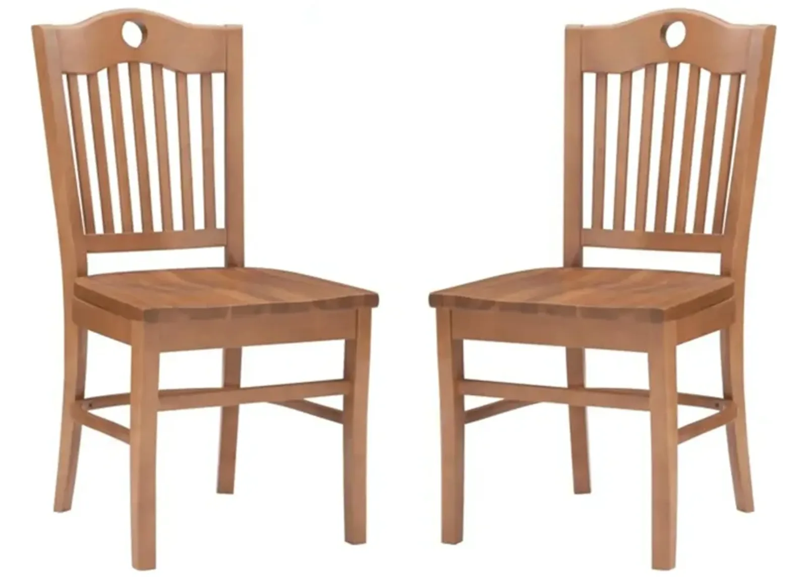 Ragan Dining Chair - Set of 2 in Brown by Linon Home Decor