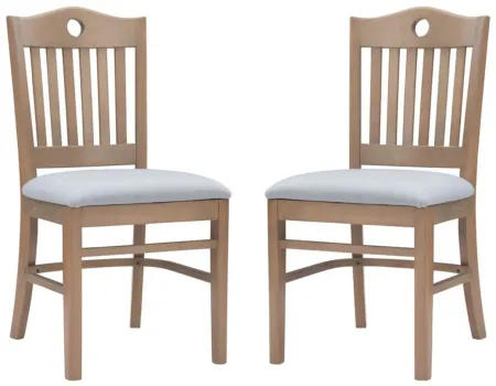 Tarleton Dining Chair -Set of 2 in Natural by Linon Home Decor