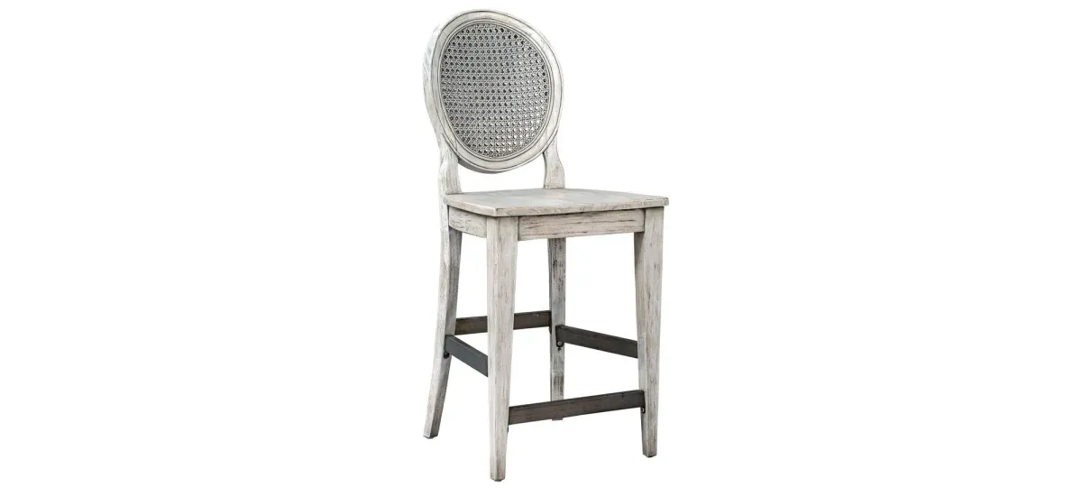 Cherryfield Counter Stool in White by Uttermost