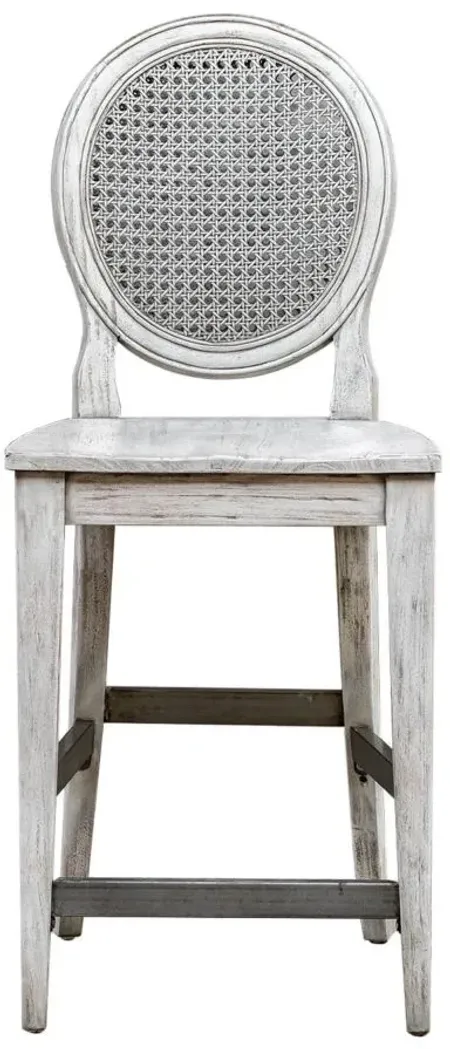 Cherryfield Counter Stool in White by Uttermost