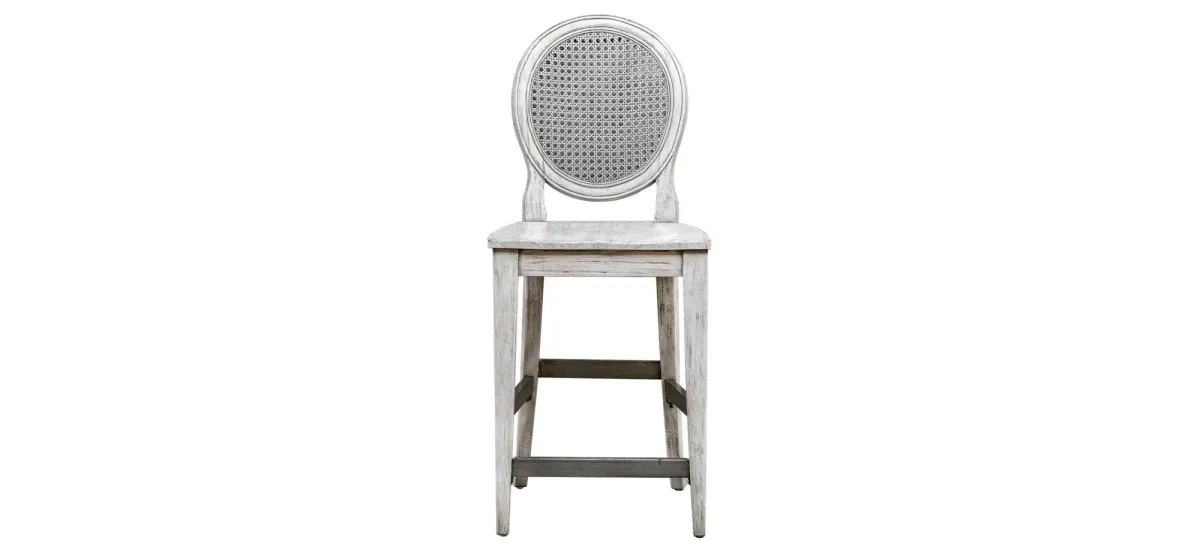 Cherryfield Counter Stool in White by Uttermost