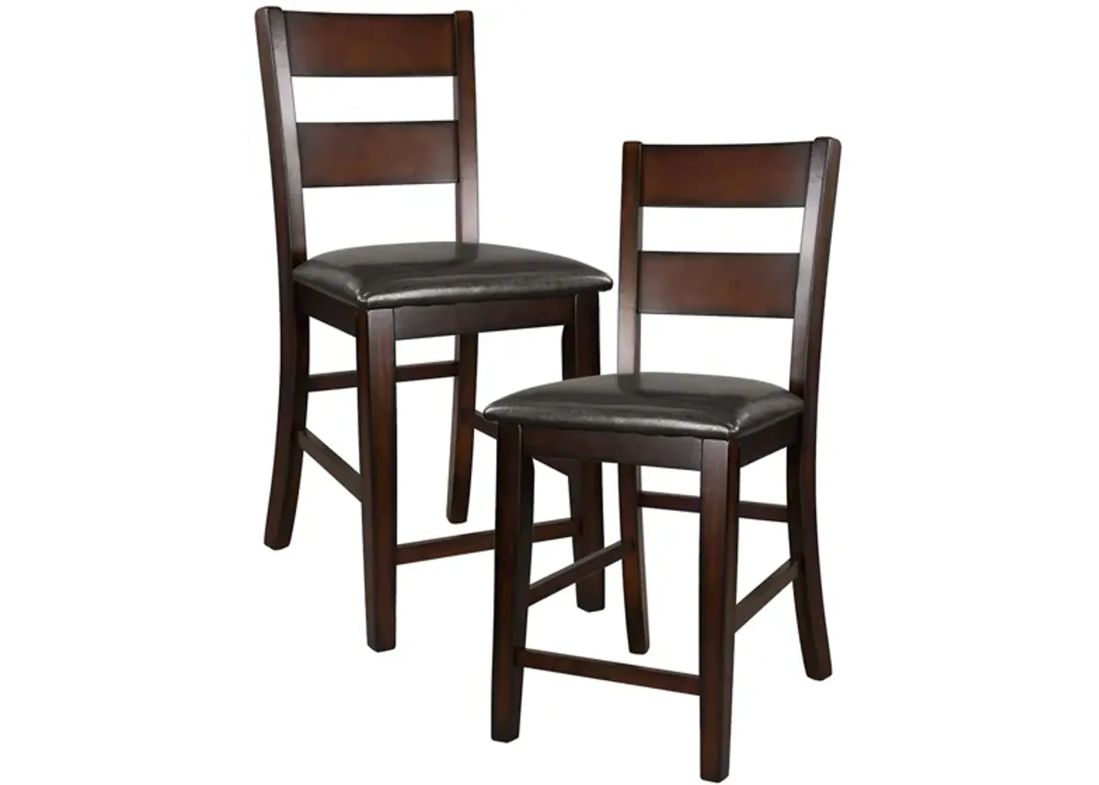 Flannigan Counter Height Dining Chair (Set of 2) in Cherry by Homelegance