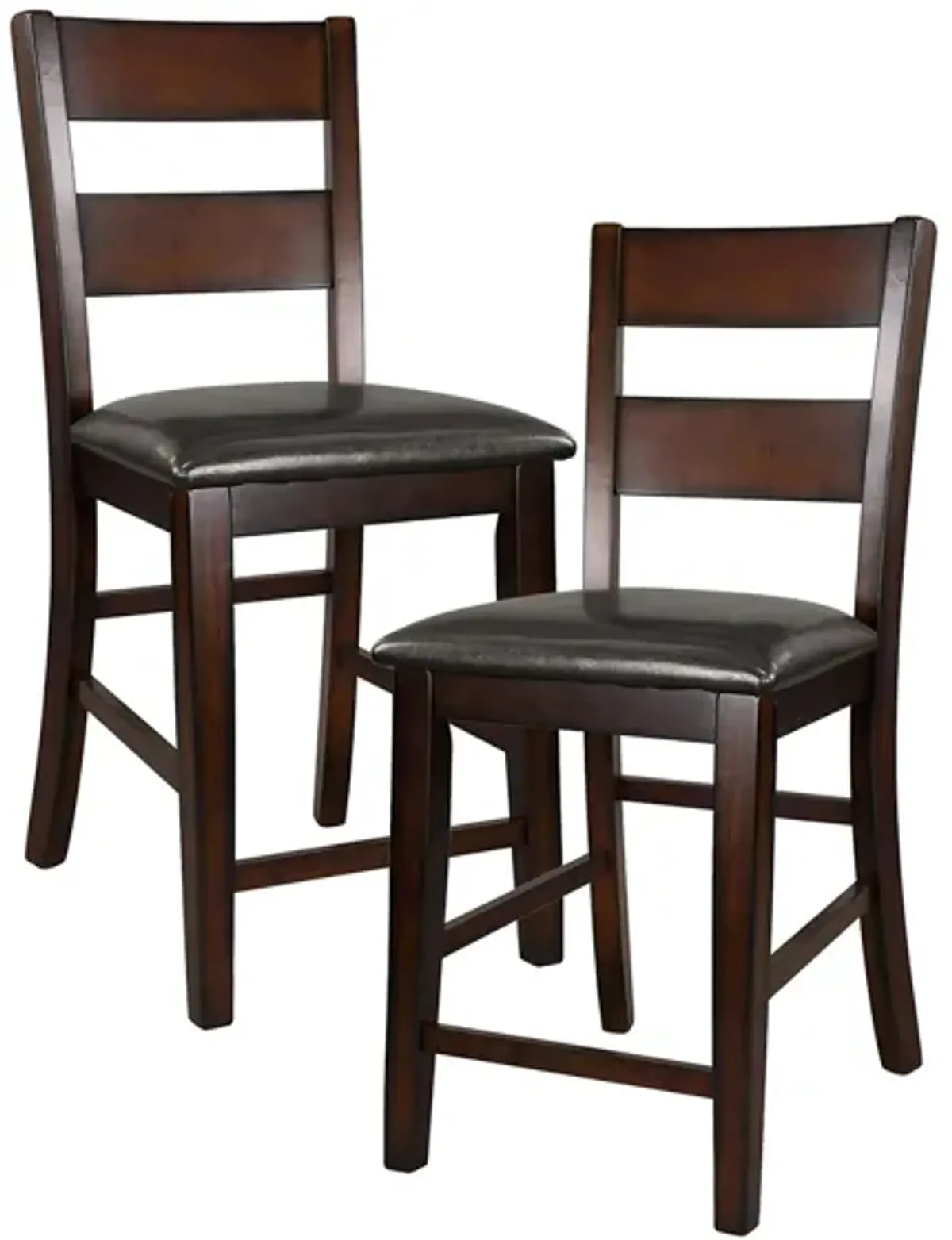 Flannigan Counter Height Dining Chair (Set of 2) in Cherry by Homelegance