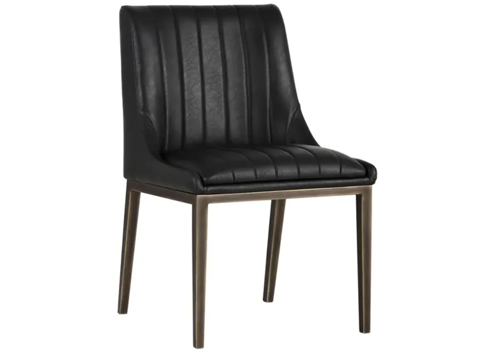 Halden Dining Chair in Black by Sunpan