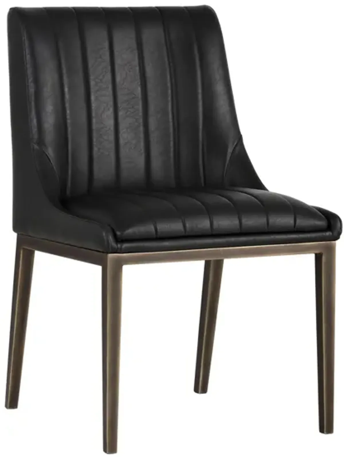 Halden Dining Chair in Black by Sunpan