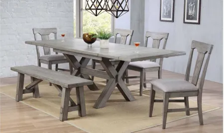 Graystone Dining Chair in Burnished Gray by ECI