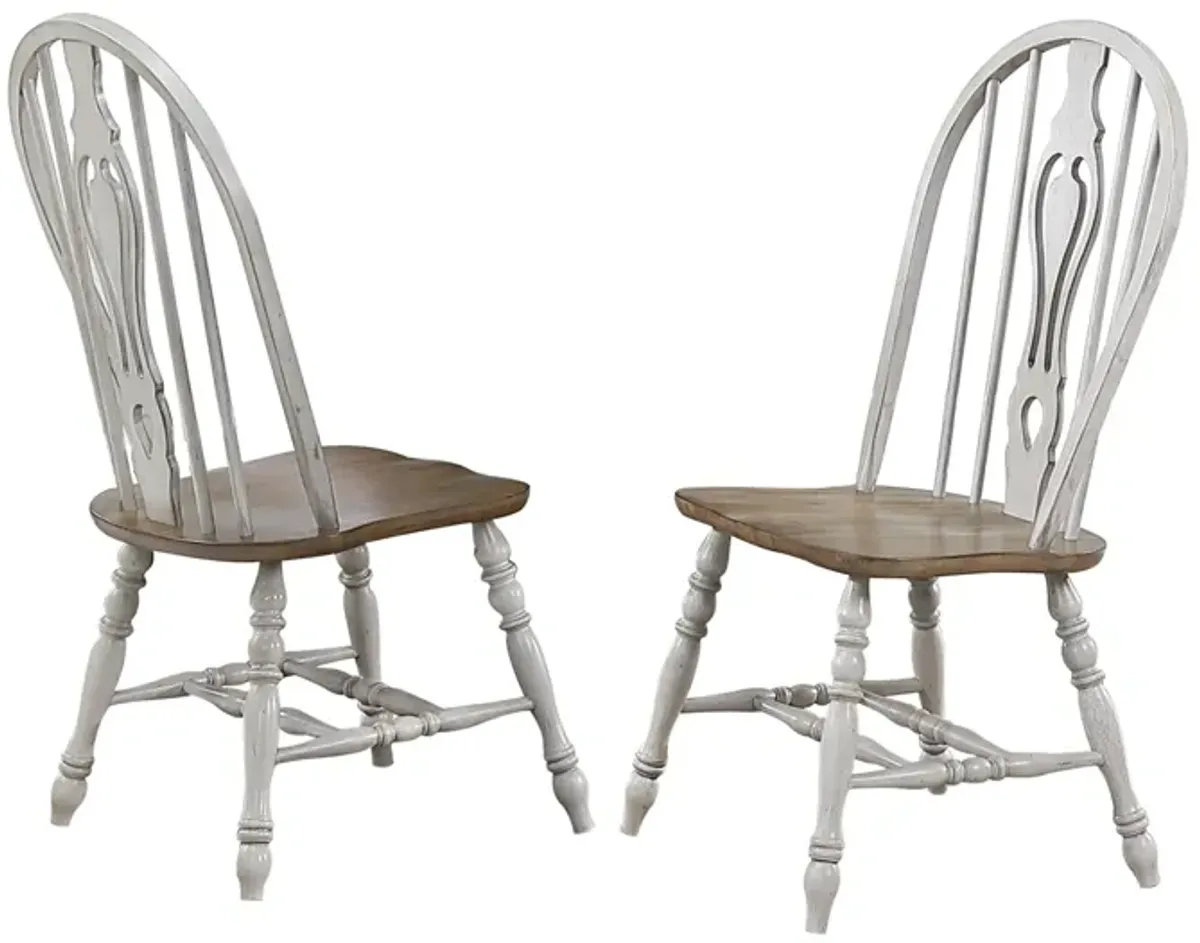 Country Grove Keyhole Dining Chair- Set of 2