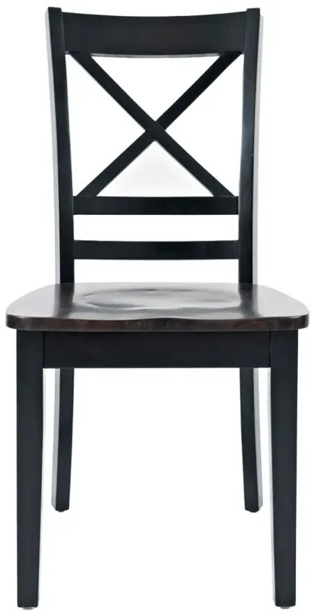 Asbury Park Chair -2pc. in Black by Jofran