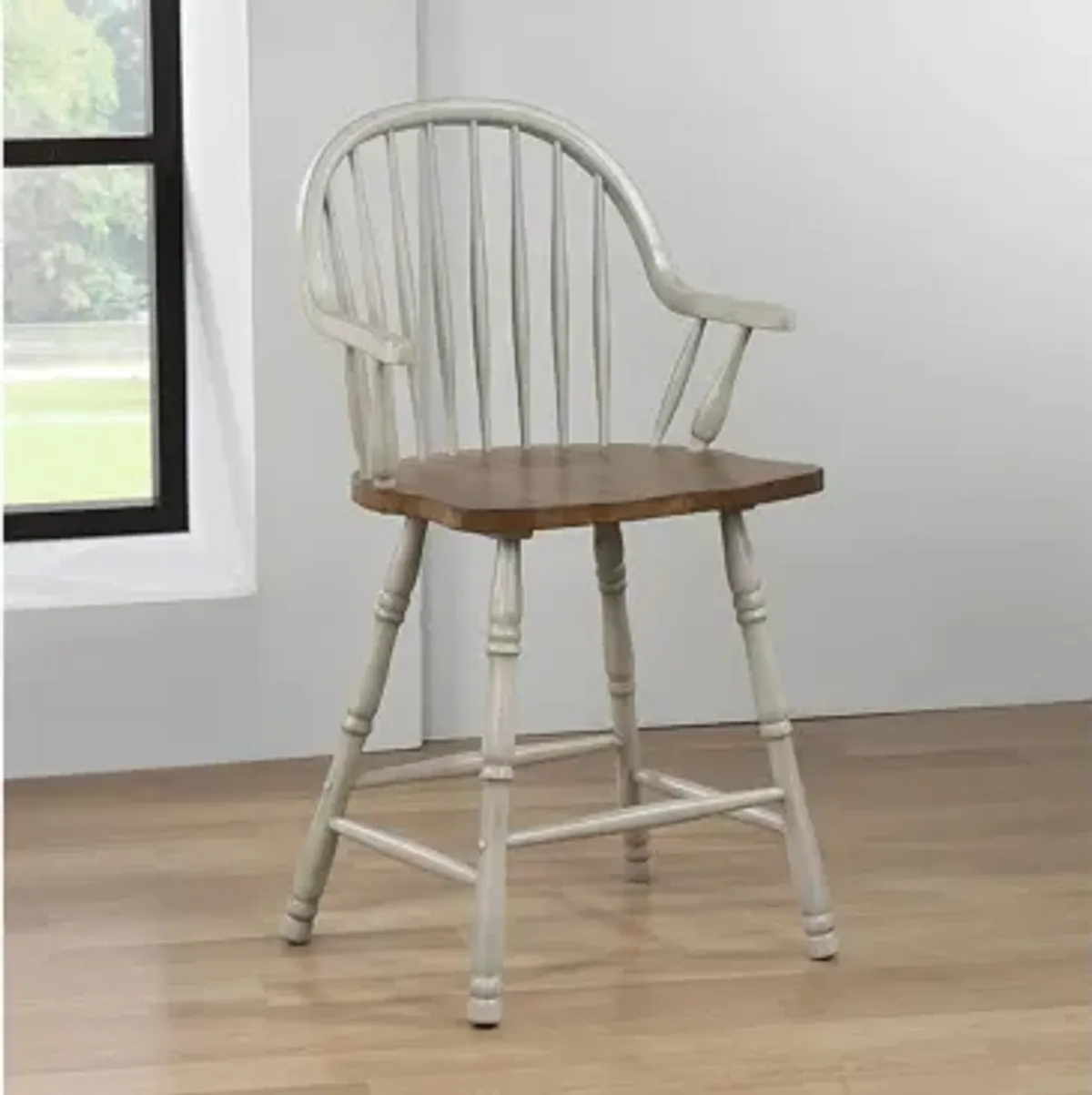Country Grove Windsor Arm Stool- Set of 2