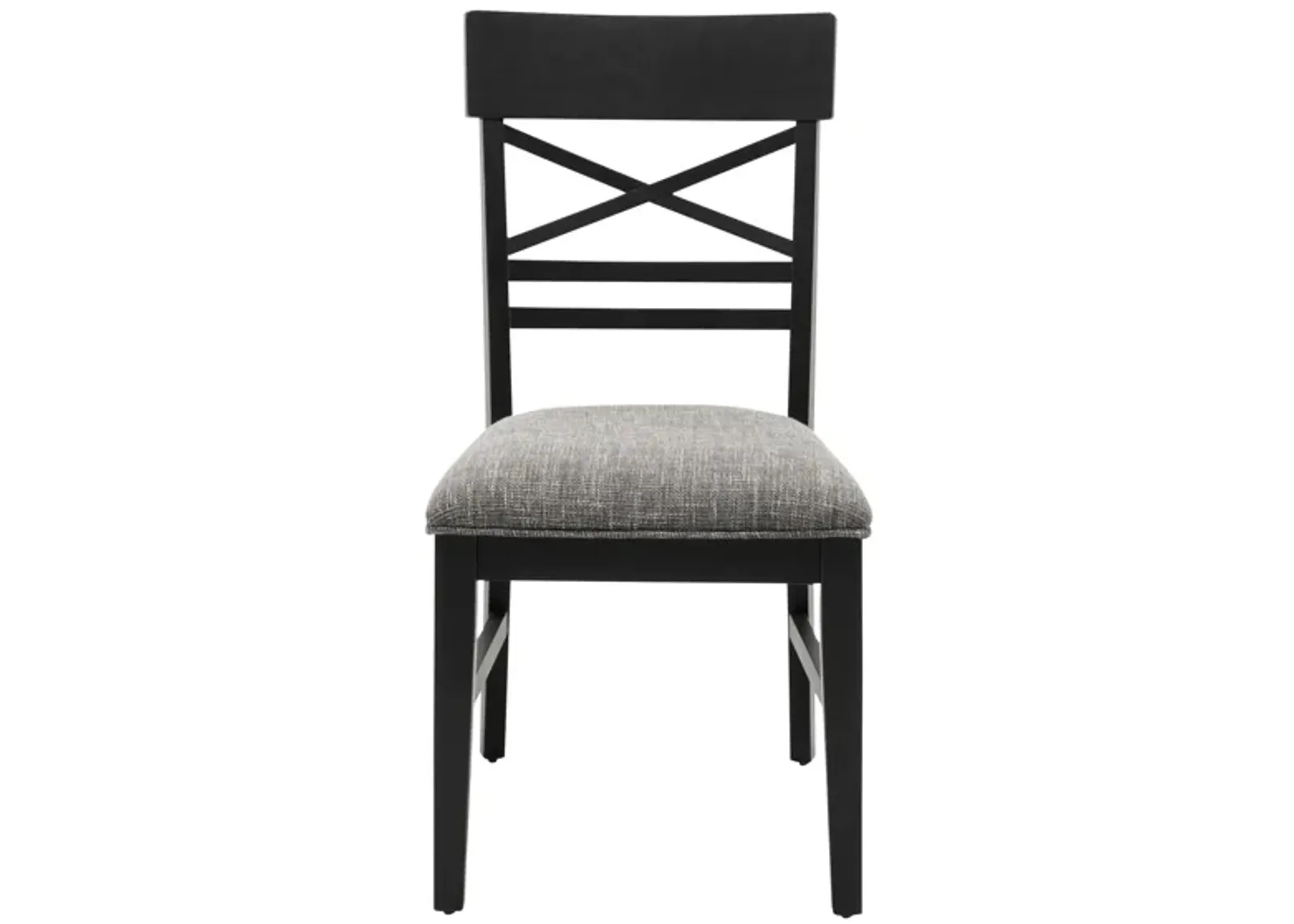 Halden Dining Chair in Gray / Black by Bellanest