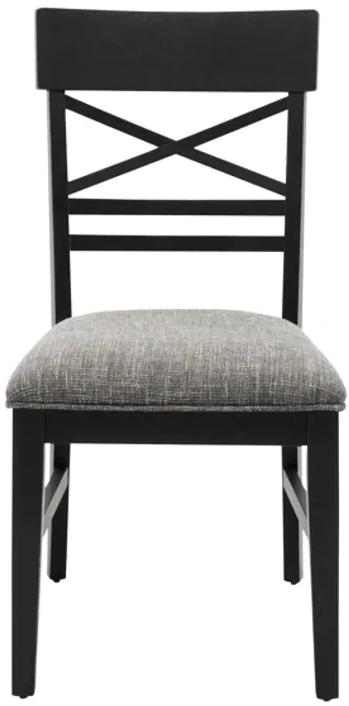 Halden Dining Chair in Gray / Black by Bellanest