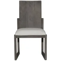 Modern Farmhouse Side Chair -Set of 2 in Dusty Charcoal w/ Heavy Distressing by Liberty Furniture