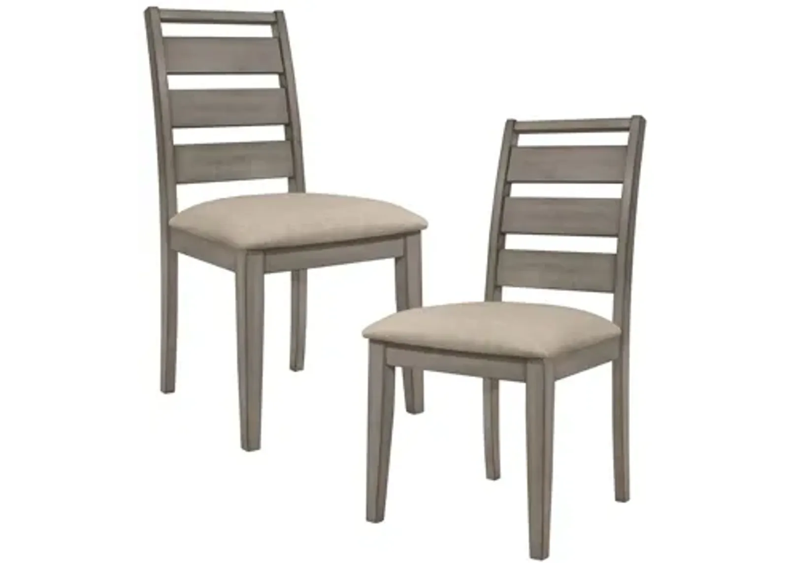 Fontaine Dining Room Side Chair (Set of 2) in Weathered Gray by Homelegance