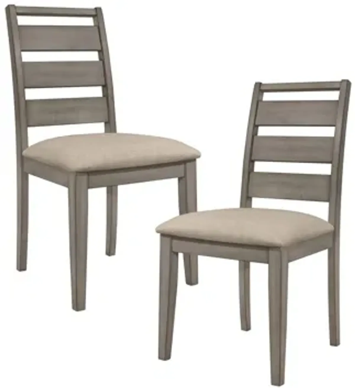 Fontaine Dining Room Side Chair (Set of 2) in Weathered Gray by Homelegance