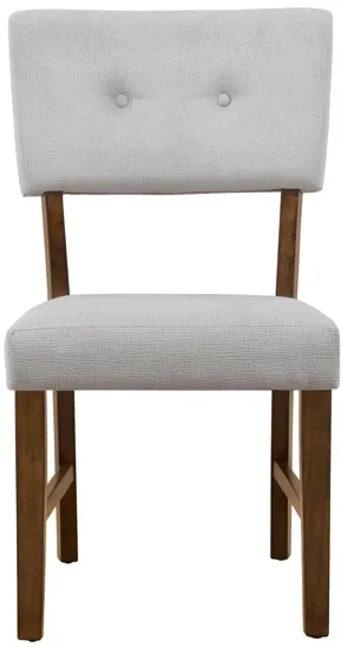 Pryce Dining Chair in Light Gray / Medium Cherry by Bellanest