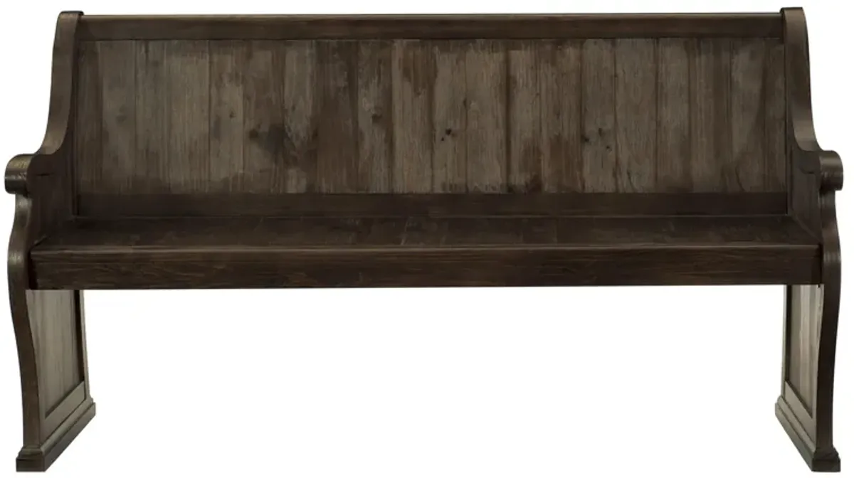 Baldwyn Dining Room Bench in Brown by Homelegance