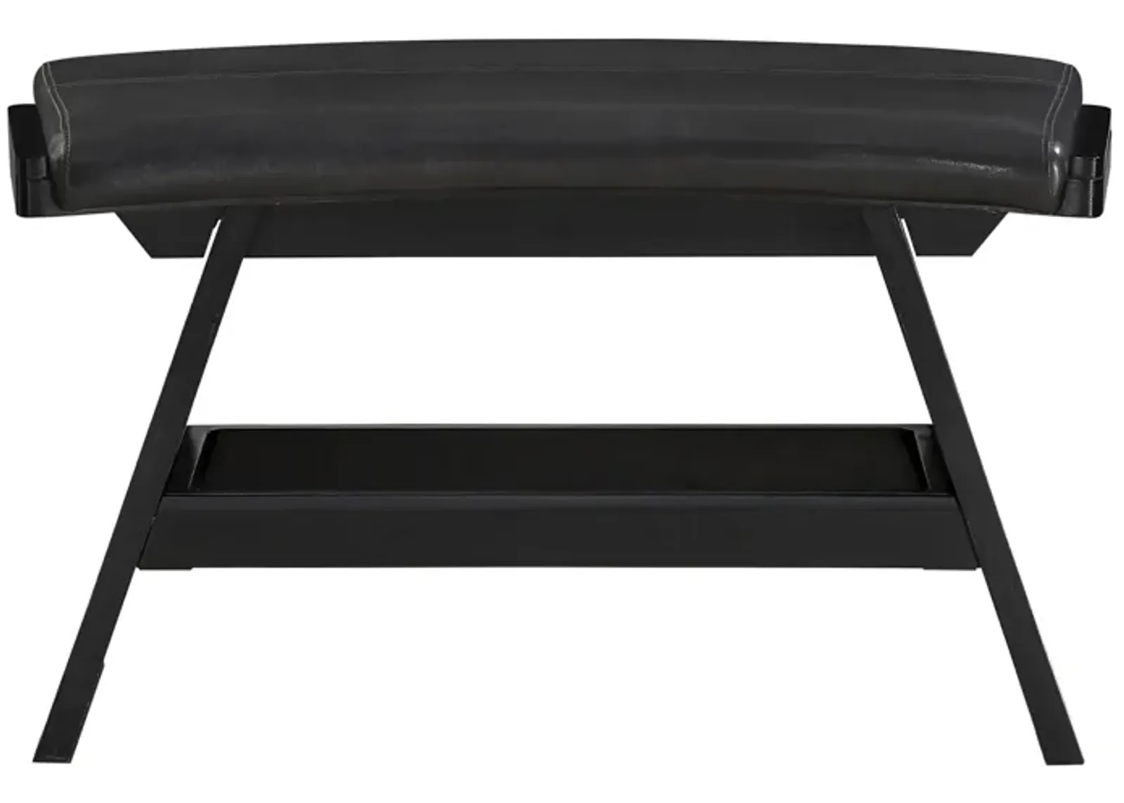 Flint Pub Height Bench in Dark Brown by Homelegance