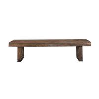 Brownstone Dining Bench in Brownstone Nut Brown by Coast To Coast Imports