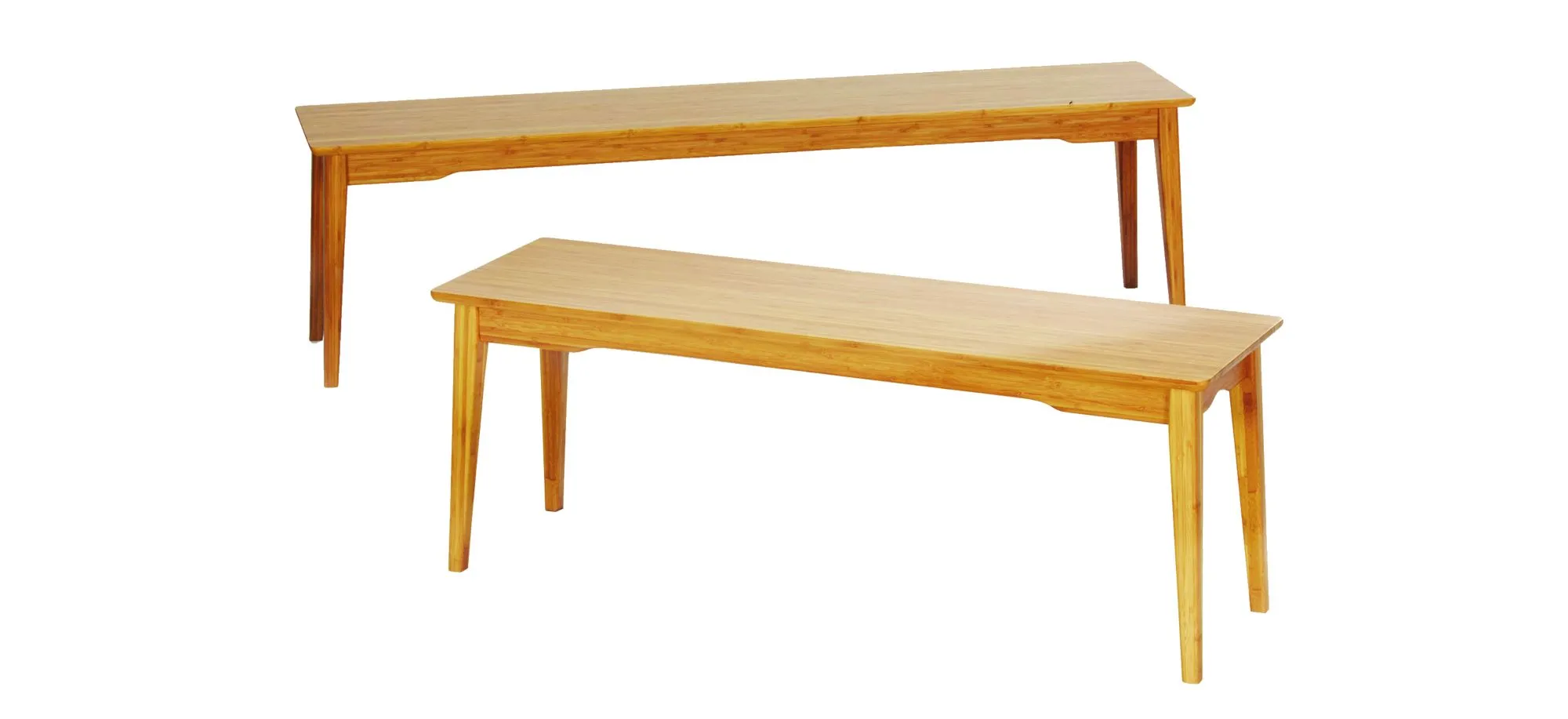 Currant Short Dining Bench in Caramelized by Greenington