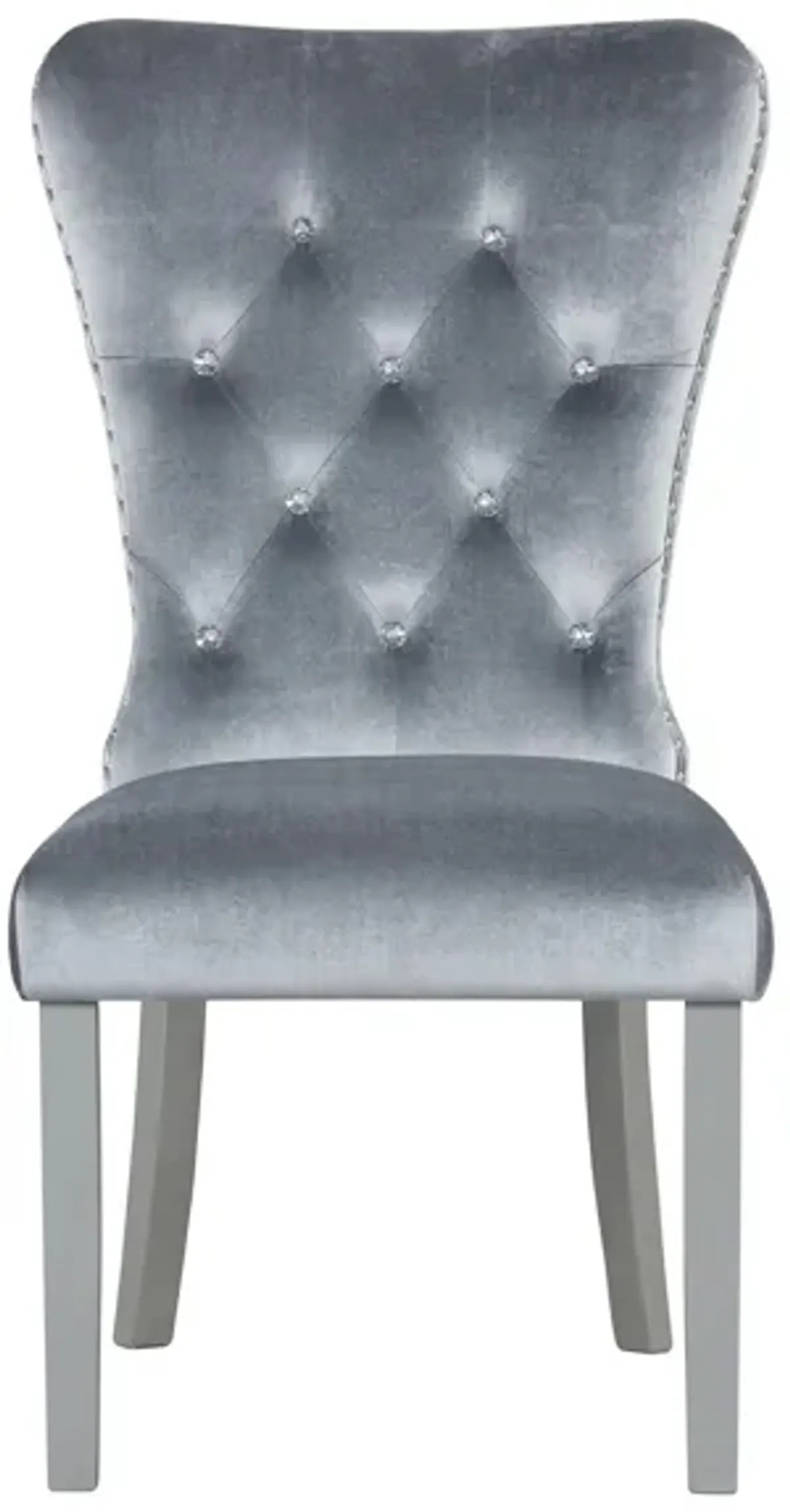 Geneva Side Chair- Set of 2 in Silver Champagne by Glory Furniture