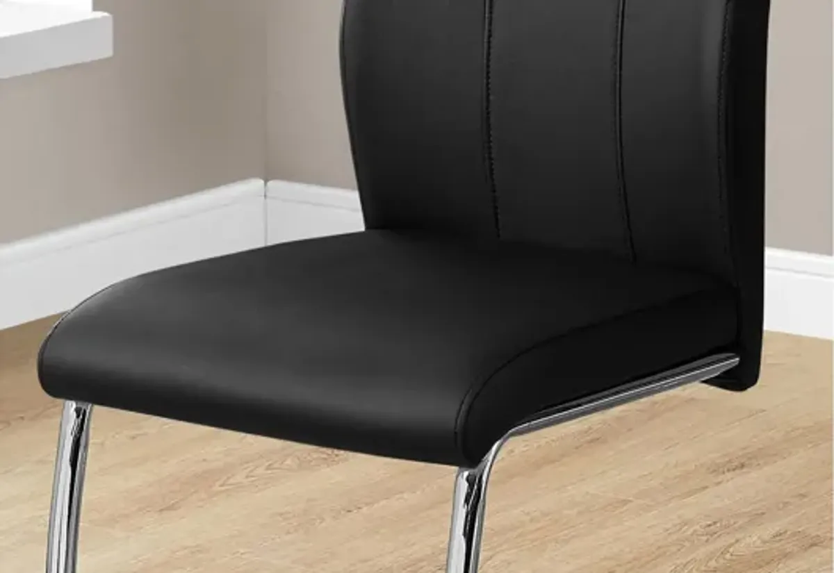 Monarch Leather Dining Chair- Set of 2