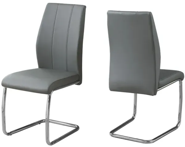 Monarch Leather Dining Chair- Set of 2