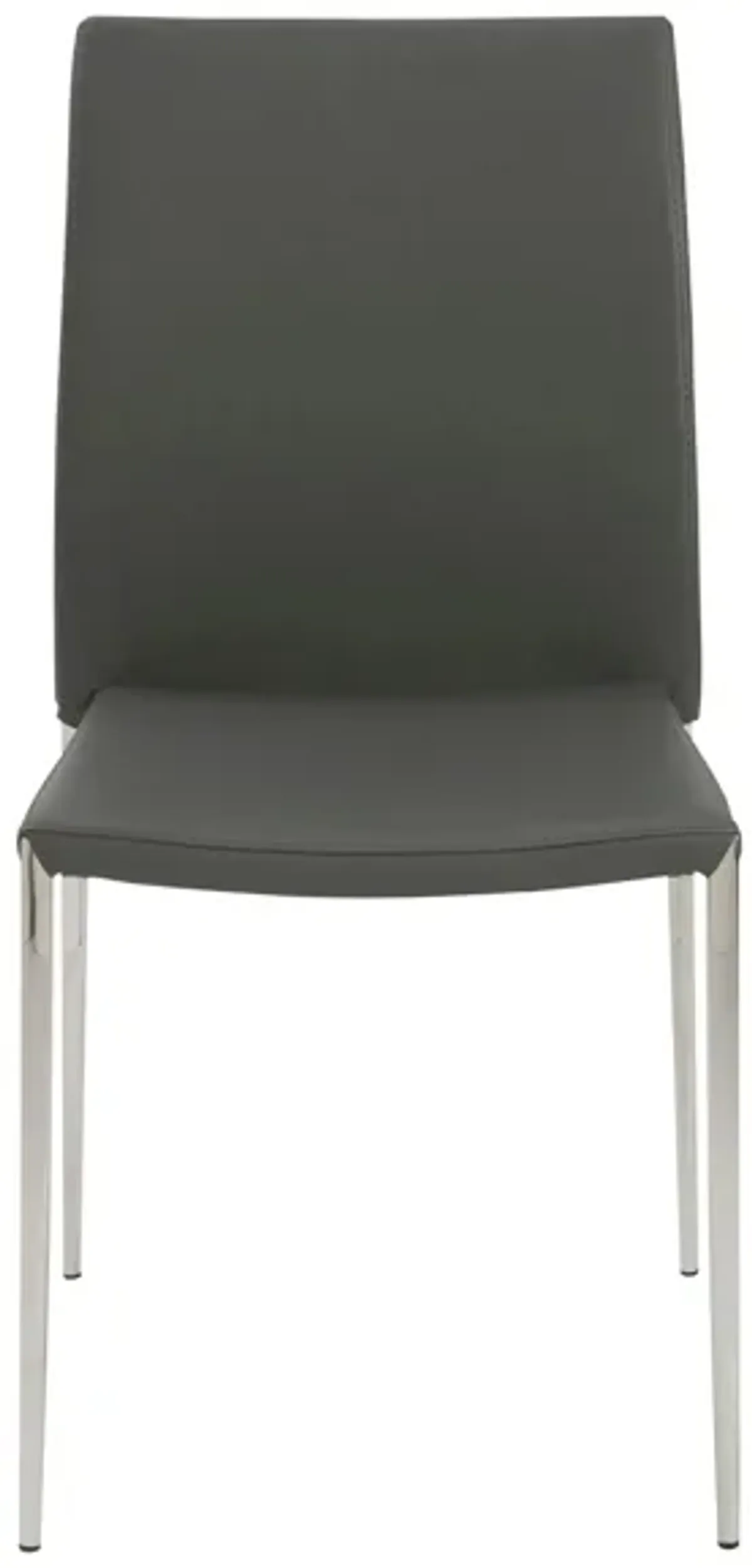 Diana Stacking Side Chair -Set of 2 in Gray by EuroStyle