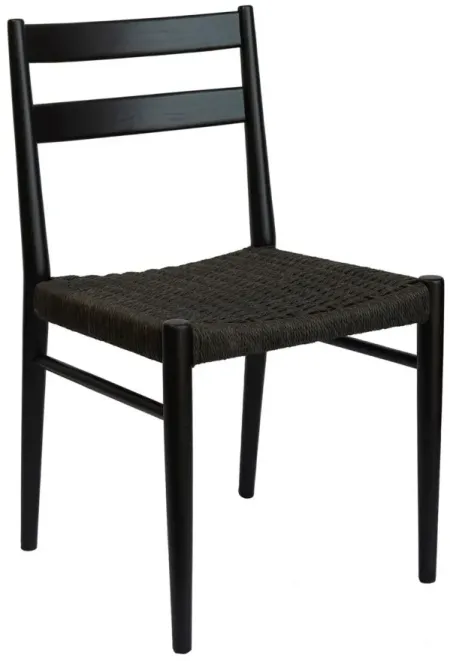 Jakarta Dining Chair- Set of 2 in Black by LH Imports Ltd