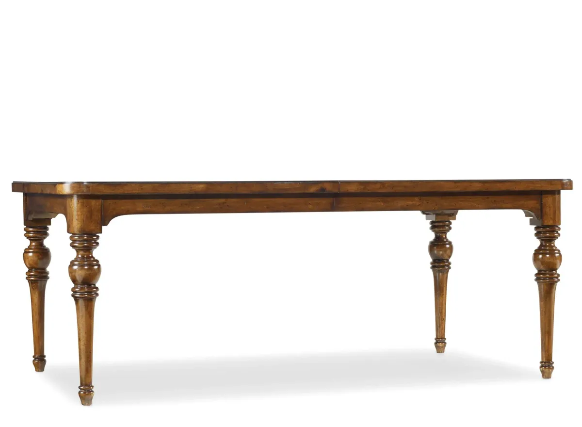 Tynecastle Rectangular Dining Table with Two Leaves in Chestnut by Hooker Furniture