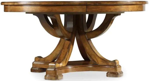 Tynecastle Round Pedestal Dining Table with Leaf
