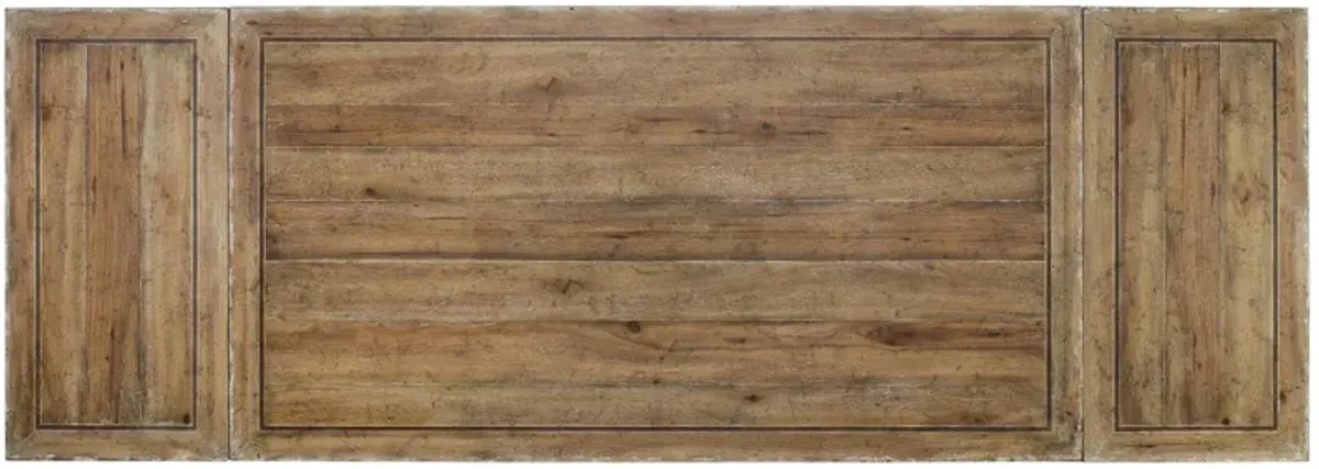 Chatelet Refectory Rectangular Trestle Dining Table with Two Leaves