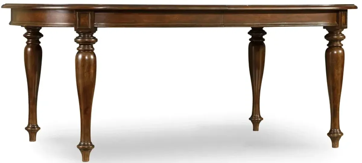 Leesburg Oval Dining Table with Two Leaves in Mahogany by Hooker Furniture