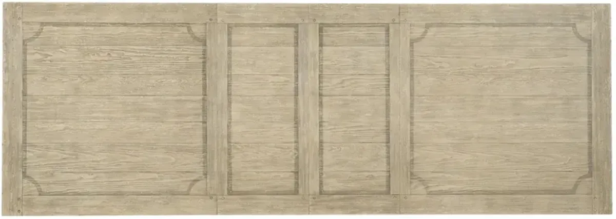 Ciao Bella 84in Rectangular Trestle Dining Table with Two Leaves