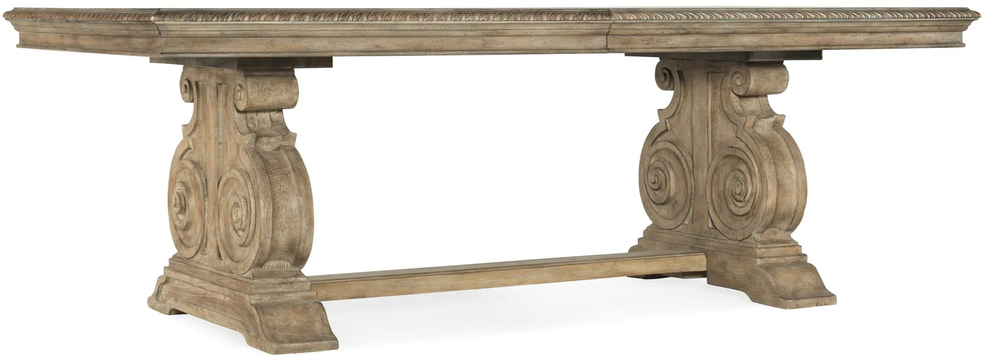 Castella Rectangular Dining Table with Two Leaves in Antique Slate by Hooker Furniture