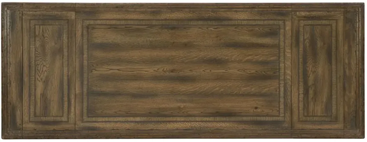 Hill Country Rectangular Adjustable-Height Dining Table with Two Leaves