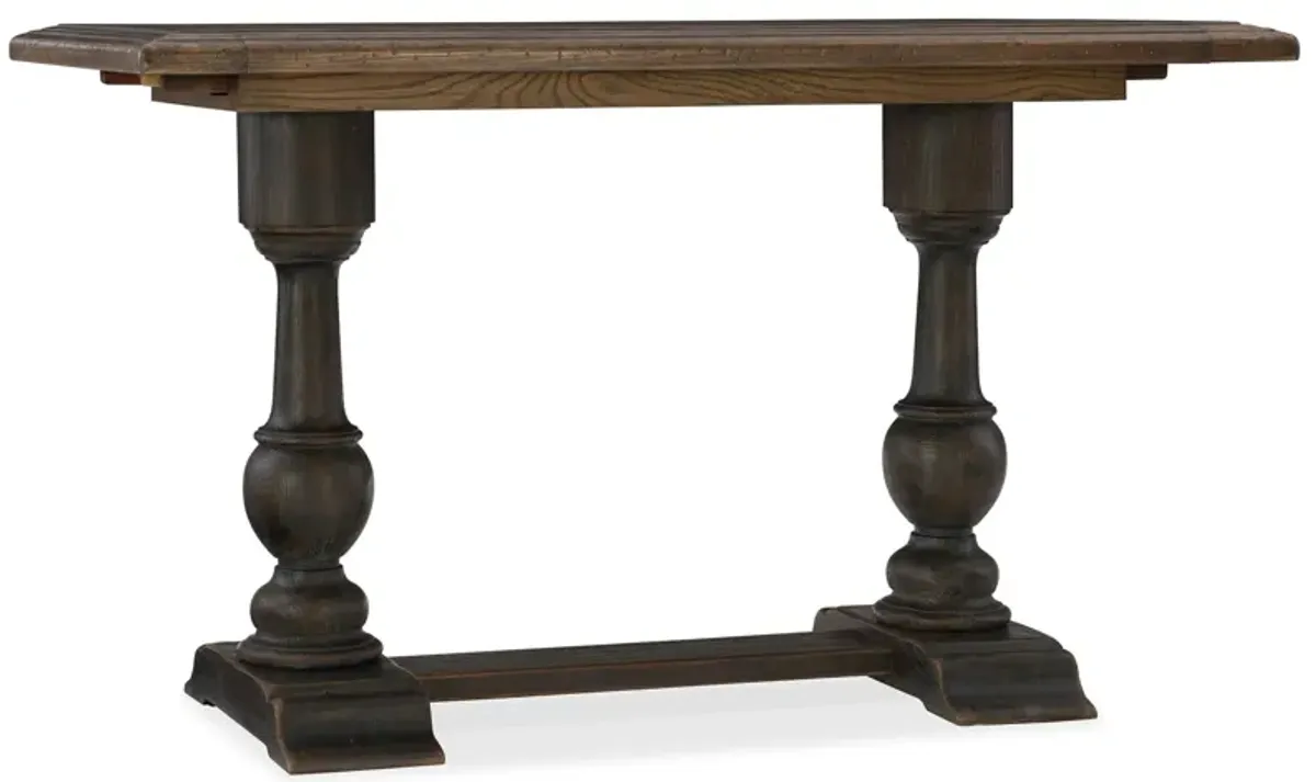 Hill Country Rectangular Adjustable-Height Dining Table with Two Leaves