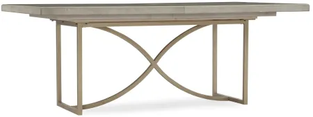 Elixir Rectangular Dining Table with Leaf in Serene Gray by Hooker Furniture