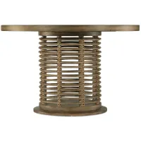 Surfrider 48in Round Rattan Dining Table in Cliffside by Hooker Furniture