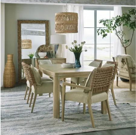 Surfrider Rectangular Dining Table with Leaf in Driftwood by Hooker Furniture