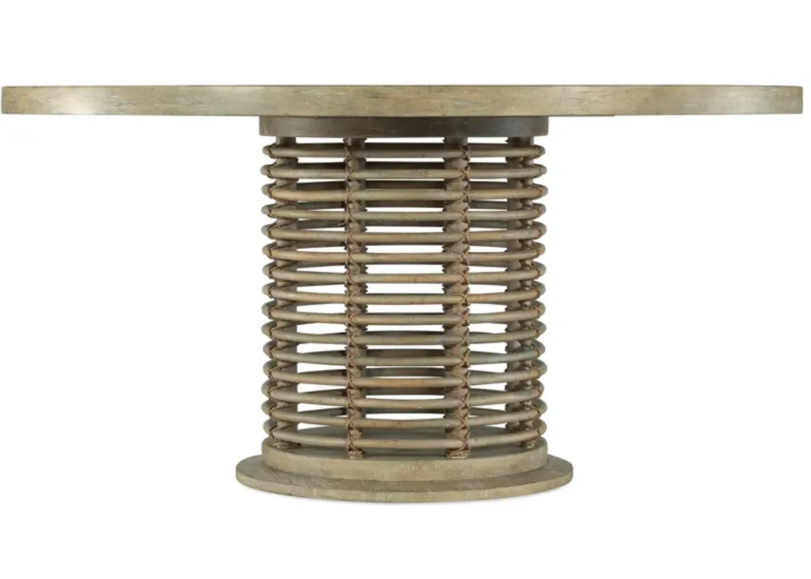 Surfrider 60in Round Rattan Dining Table