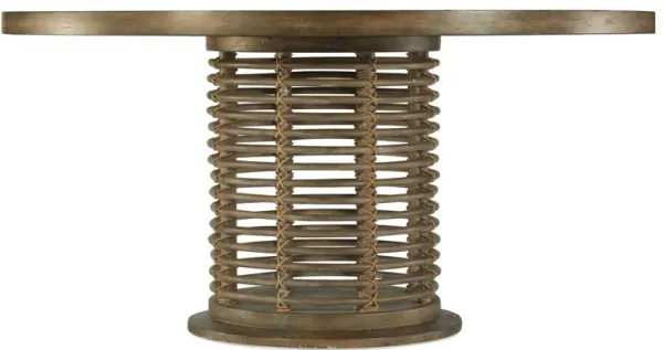 Surfrider 60in Round Rattan Dining Table