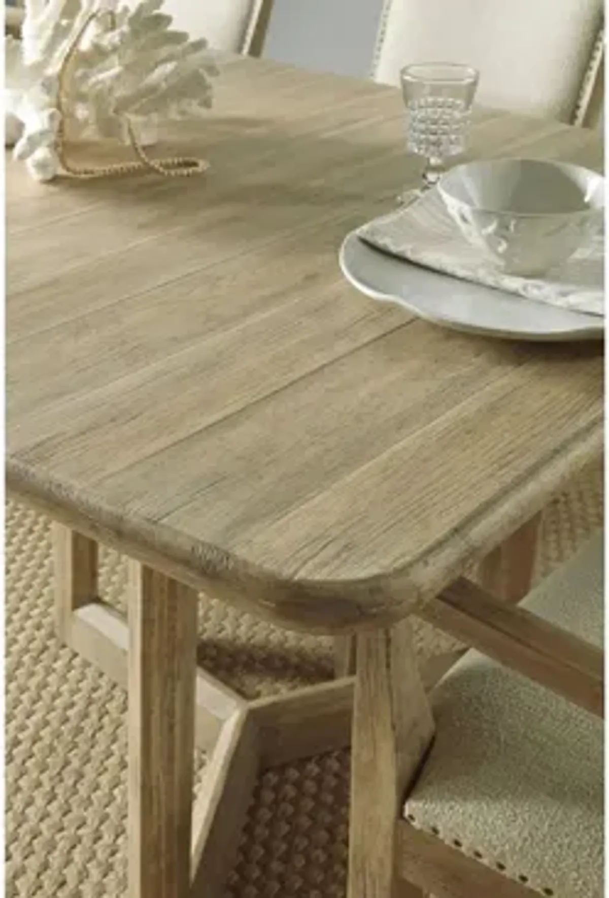 Surfrider Rectangular Dining Table with Two Leaves