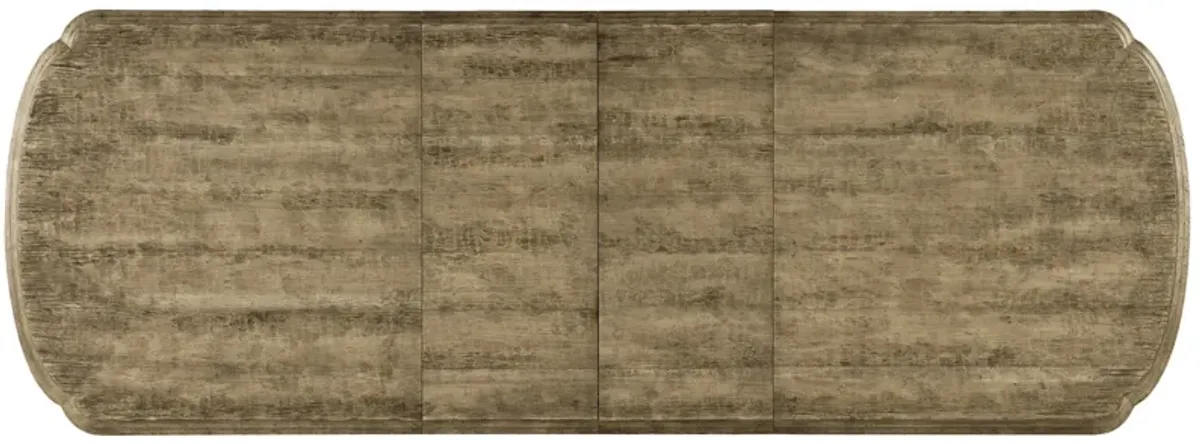 La Grange Le Vieux Double Pedestal Rectangular Dining Table with Two Leaves