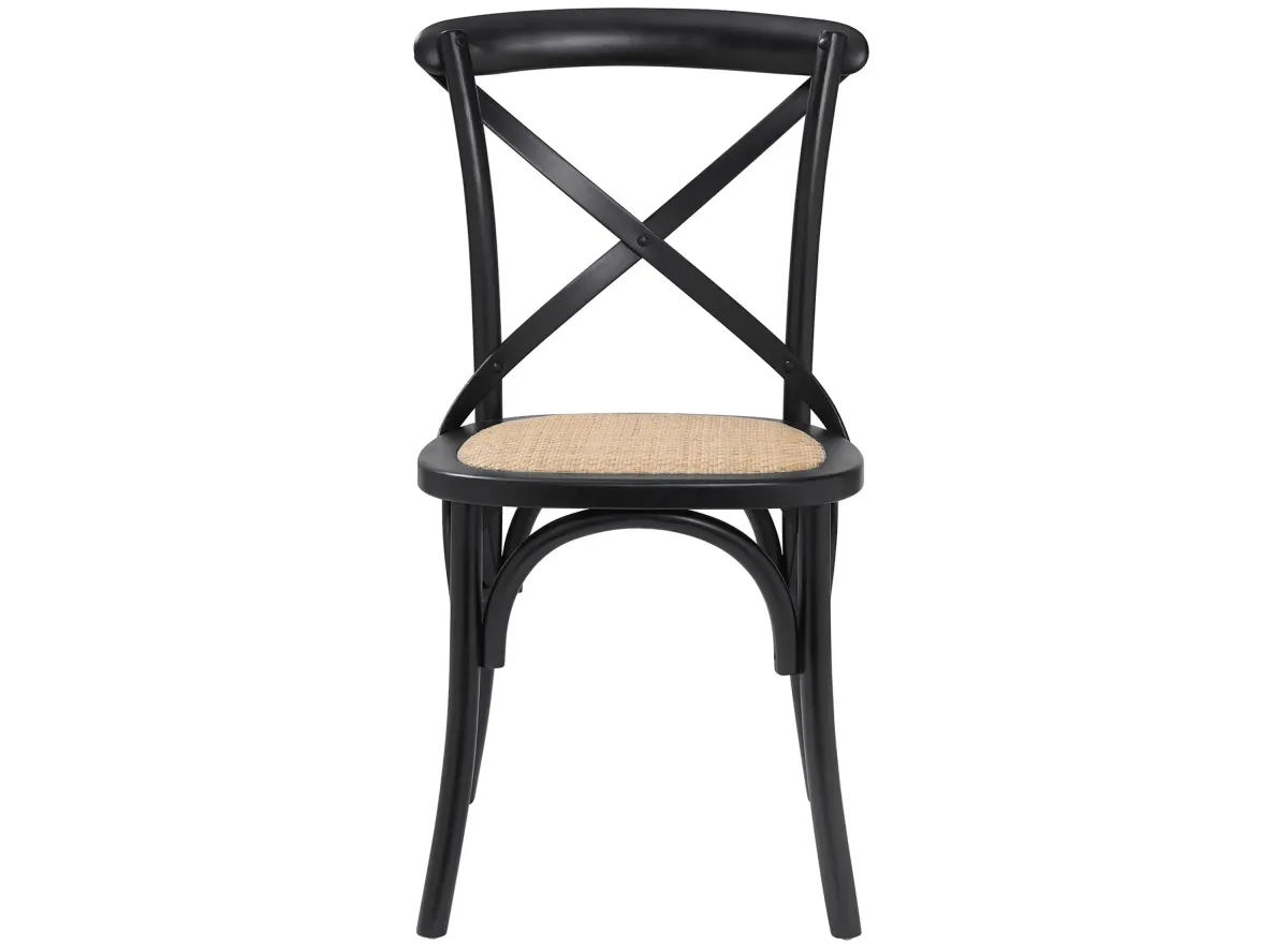 Neyo Side Chair -Set of 2 in Black by EuroStyle