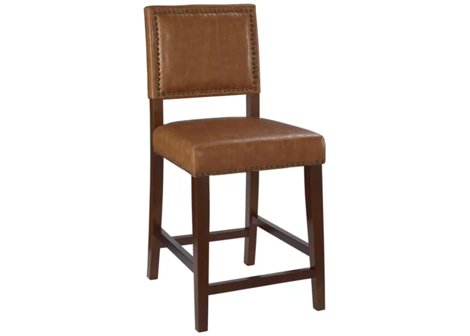 Brook Counter Stool in Brown by Linon Home Decor