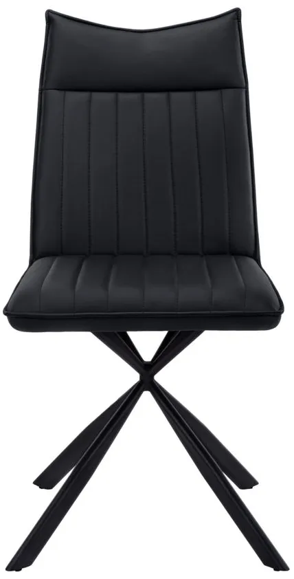 Monarch Starburst Dining Chair - Set Of 2 in Black by Monarch Specialties