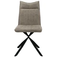 Monarch Starburst Dining Chair - Set Of 2 in Taupe by Monarch Specialties