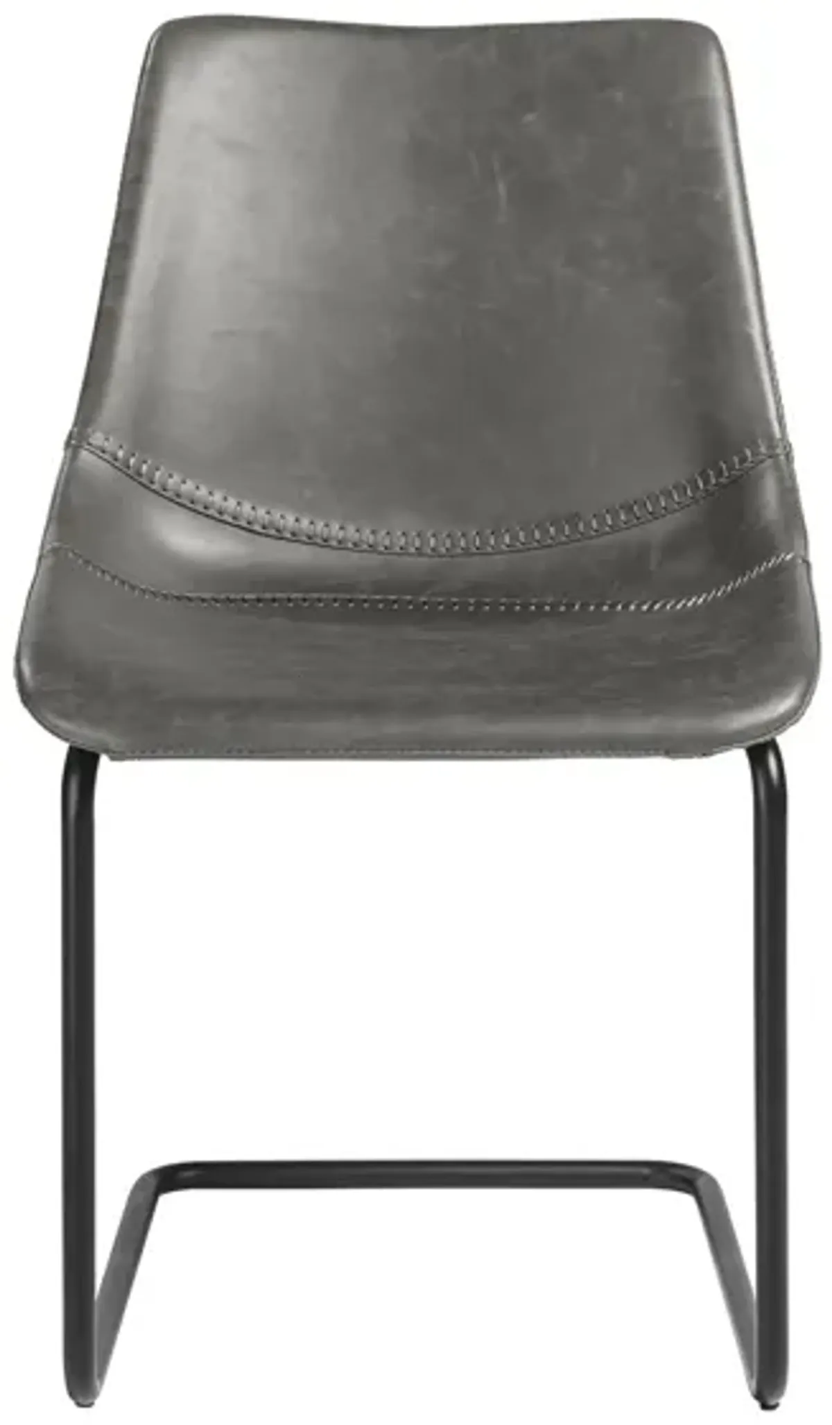 Flynn Side Chair -Set of 2 in Gray by EuroStyle